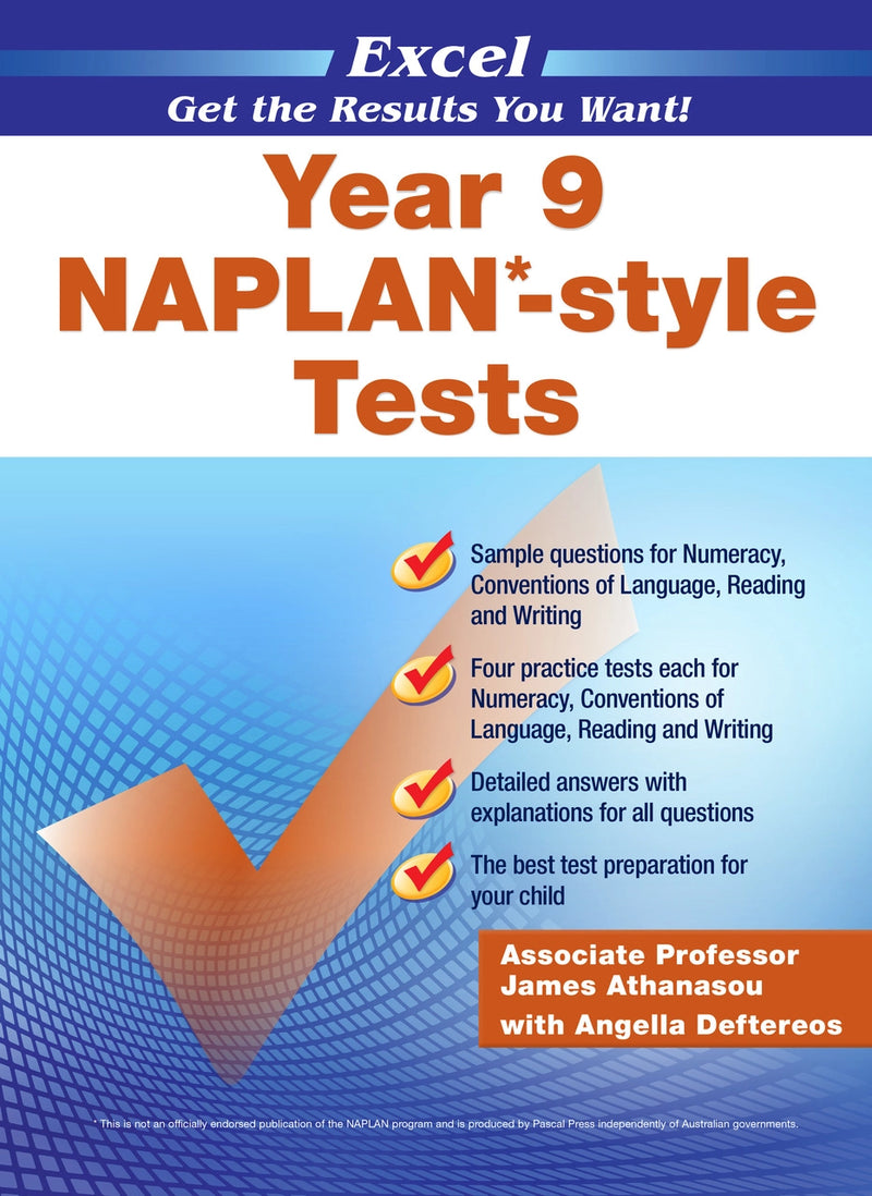 Excel NAPLAN-style Tests [Year 9]