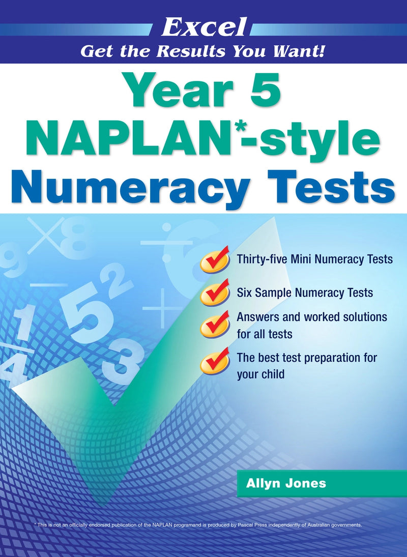 Excel NAPLAN-style Numeracy Tests [Year 5]
