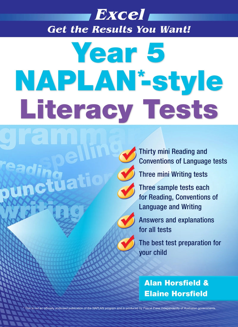 Excel NAPLAN-style Literacy Tests [Year 5]