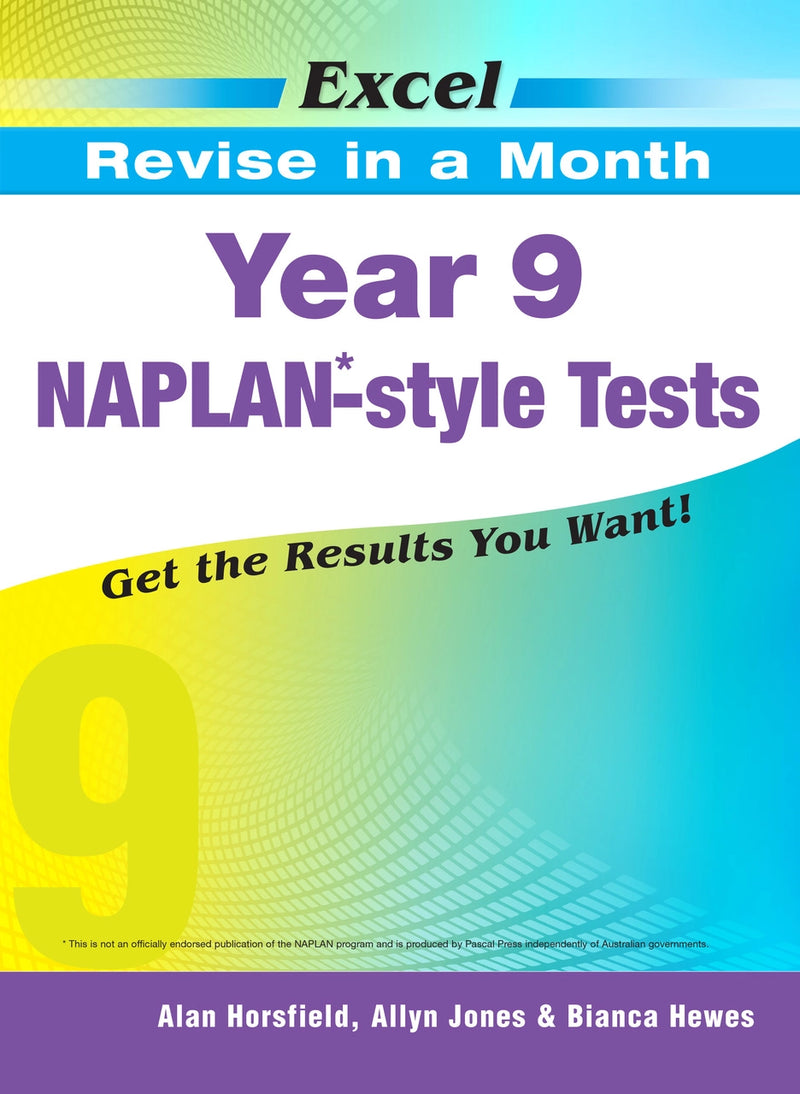 Excel NAPLAN-style Tests Revised in a Month [Year 9]
