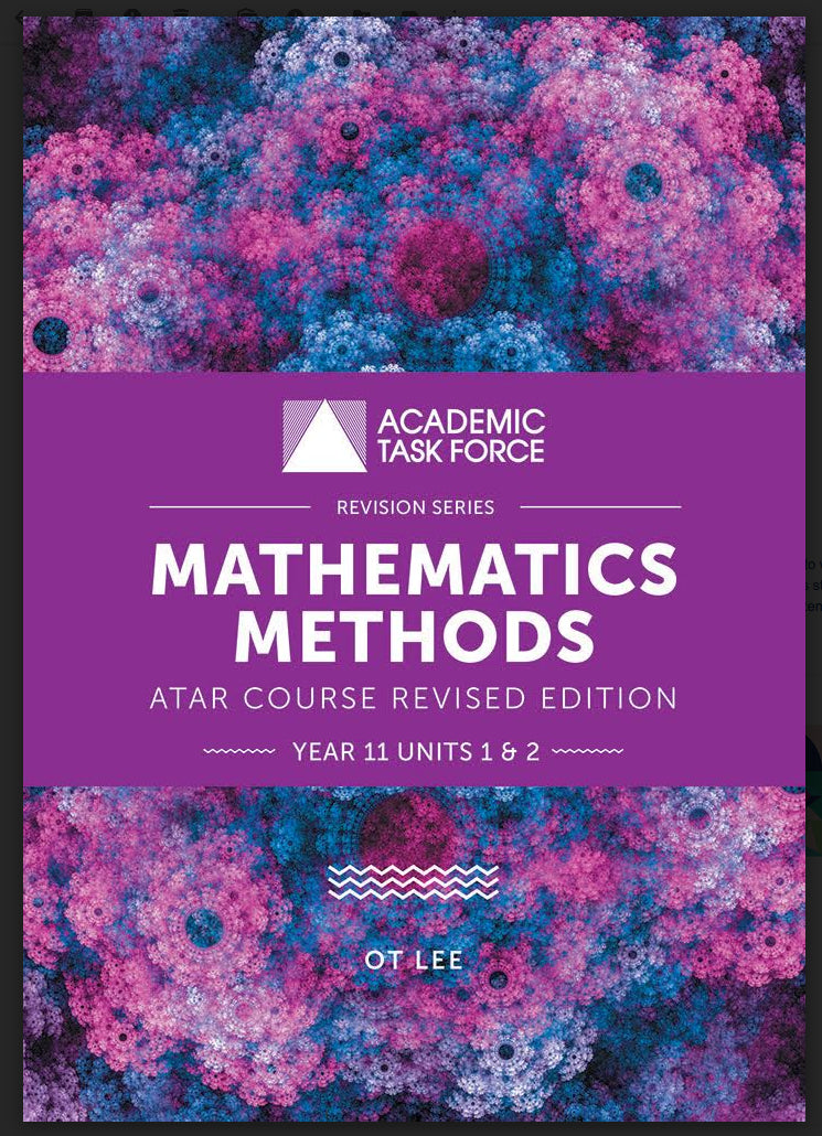 Mathematics Methods Year 11 ATAR Course Revised Edition