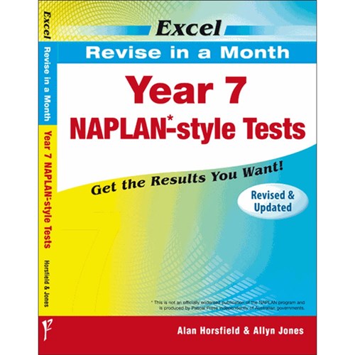 Excel NAPLAN-style tests Revised in a Month [Year 7]