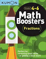 Kumon Math Boosters Grades 4-6 Fractions