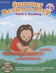 Kumon Summer review & Prep Grades 4-5 Math & Reading