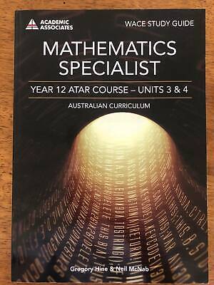 Mathematics Specialist Year 12 ATAR Course WACE Study Guide