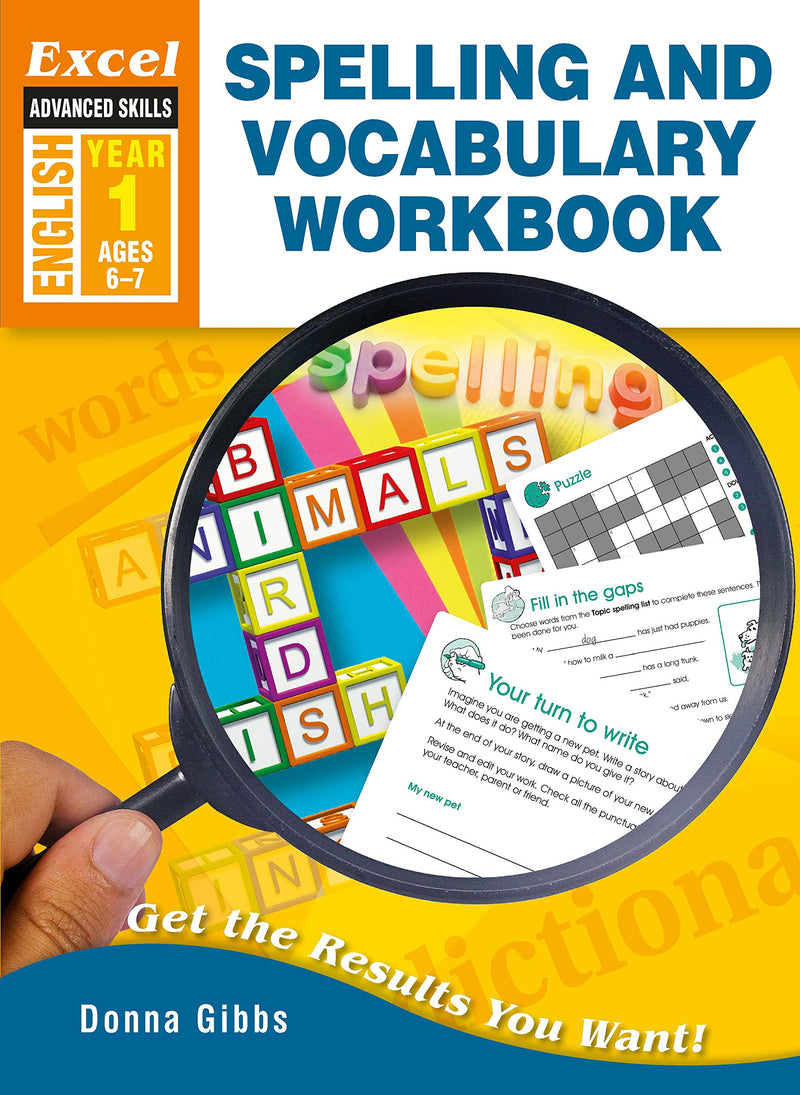 Excel Advanced Skills: Spelling and Vocabulary Workbook [Year 1]