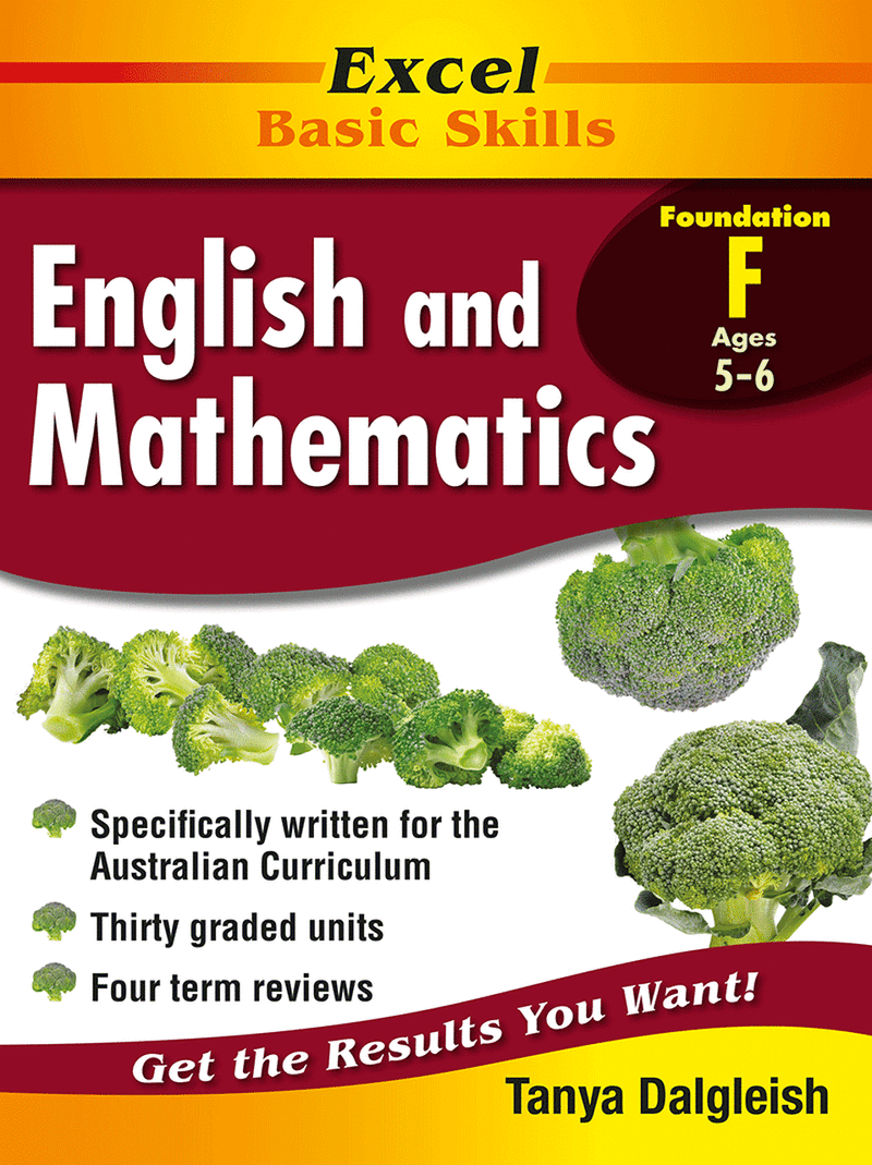 Excel Basic Skills: English and Mathematics [Kindergarten/Foundaton]