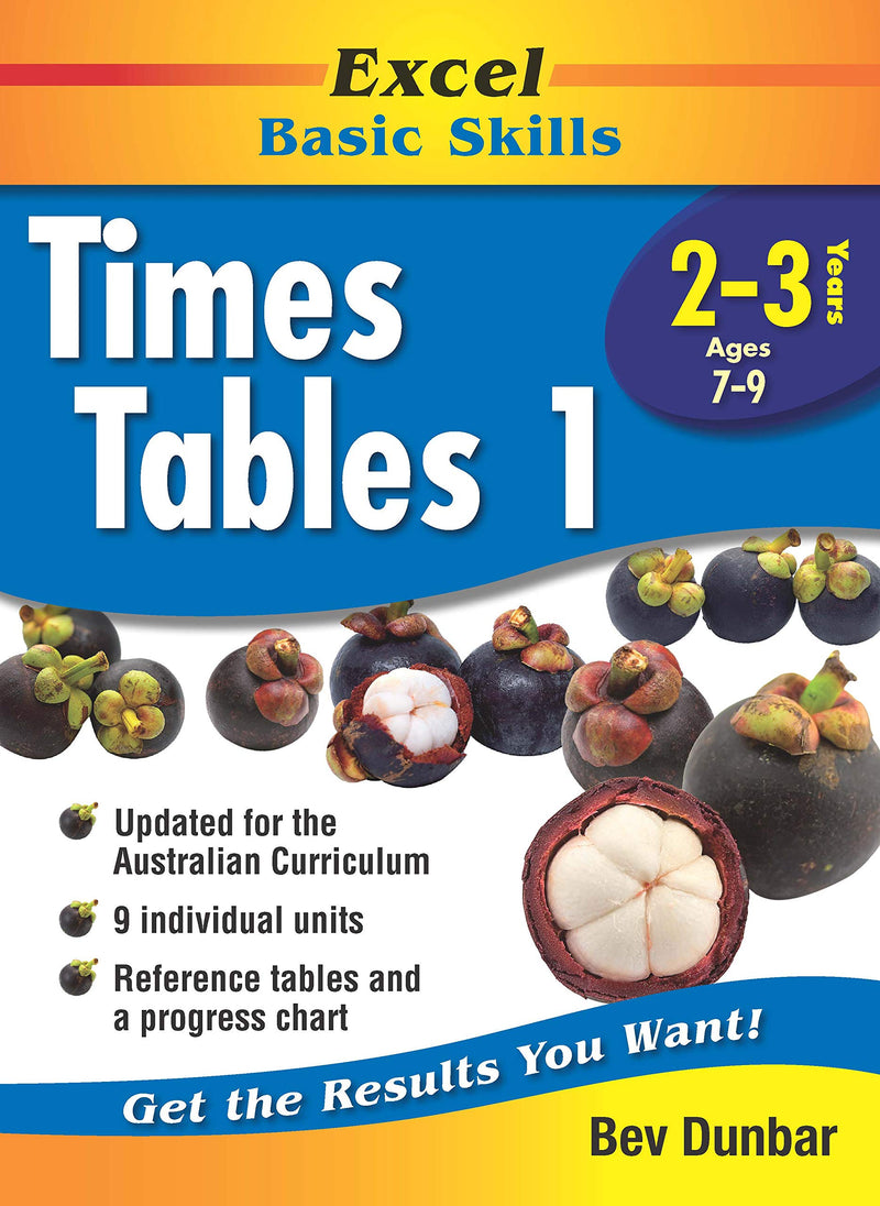 Excel Basic Skills: Times Tables 1 [Years 2-3]