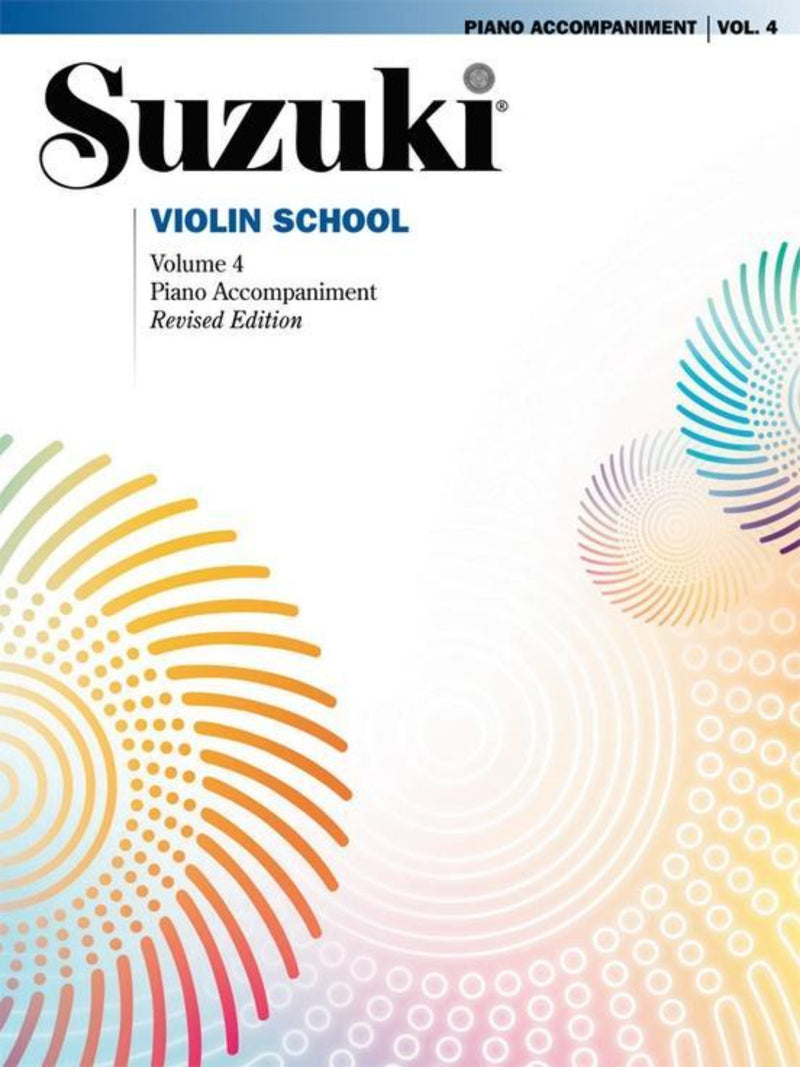 Suzuki Violin School Vol 4 Piano Accompaniment (Revised)